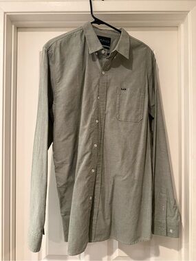 Rip Curl Men's Olive Green Casual Button-Down Shirt
